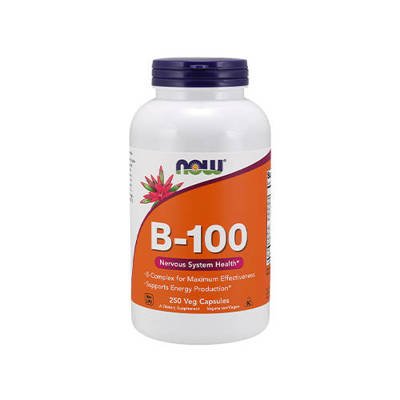 NOW Vitamin B-100 - 250vcaps - Witamina B