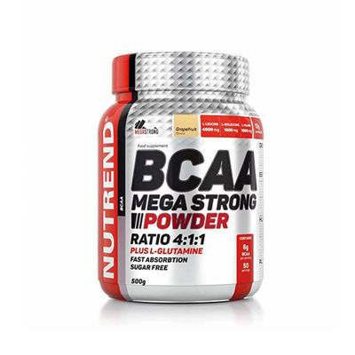 NUTREND BCAA Mega Strong 4:1:1 - 500g WYPRZEDAŻ