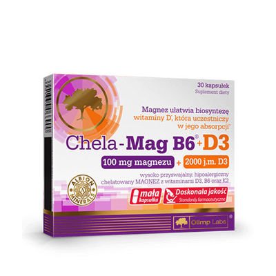 OLIMP Chela-Mag B6 + D3 - 30caps.