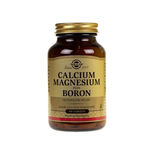 SOLGAR Calcium Magnesium plus Boron - 100tabs