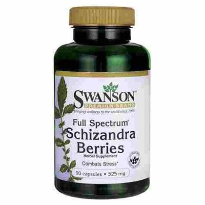 SWANSON Full Spectrum Schizandra Berries 525mg - 90caps