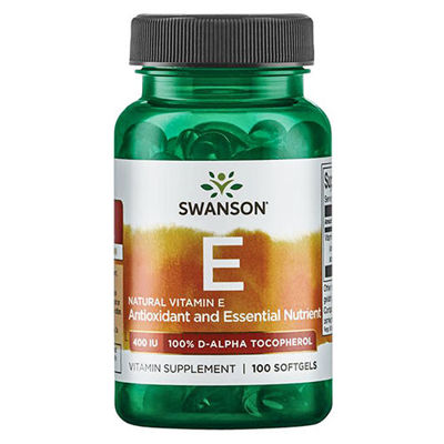 SWANSON Natural Vitamin E 400IU - 100softgel