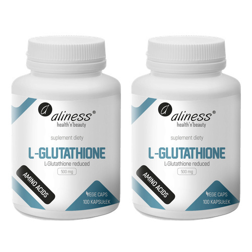 ALINESS L-Glutathione 500mg - 2x 100cap - Glutation