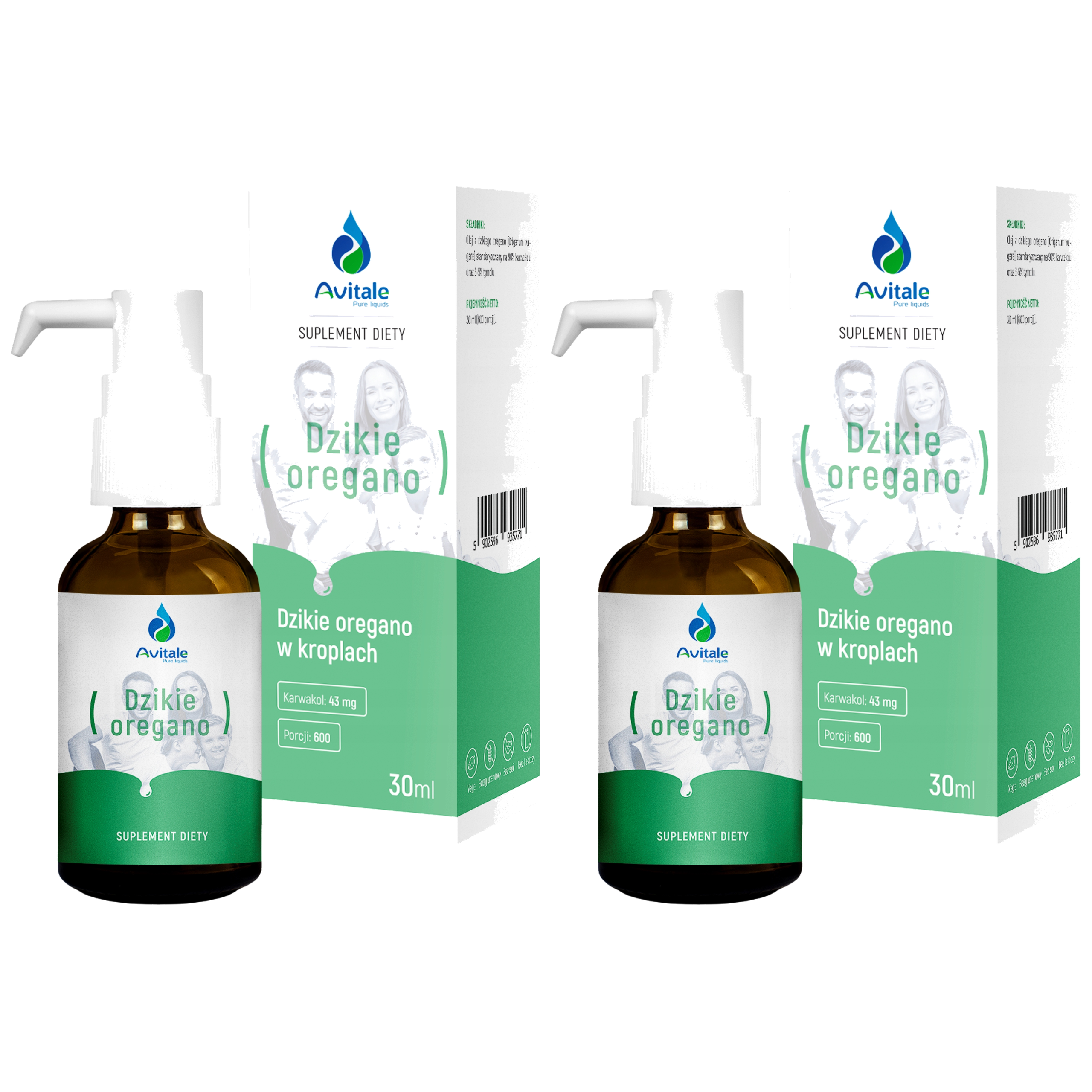 ALINESS - Avitale Dzikie Oregano 90% - 2x 30ml
