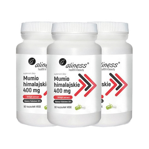 ALINESS Mumio Himalajskie 400mg - 3x 90vcaps