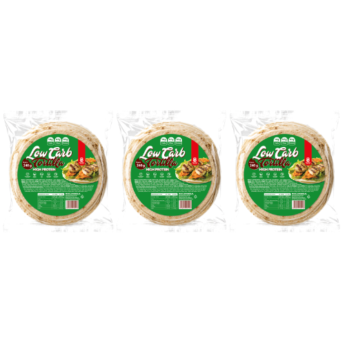 CHEAT MEAL - Tortilla Low Carb - 6x 40g x3