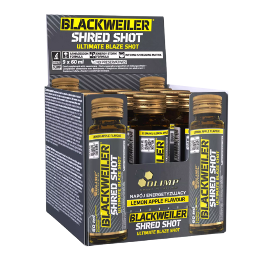 OLIMP - Blackweiler Shred Shot Szklana Ampułka - 9x 60ml 