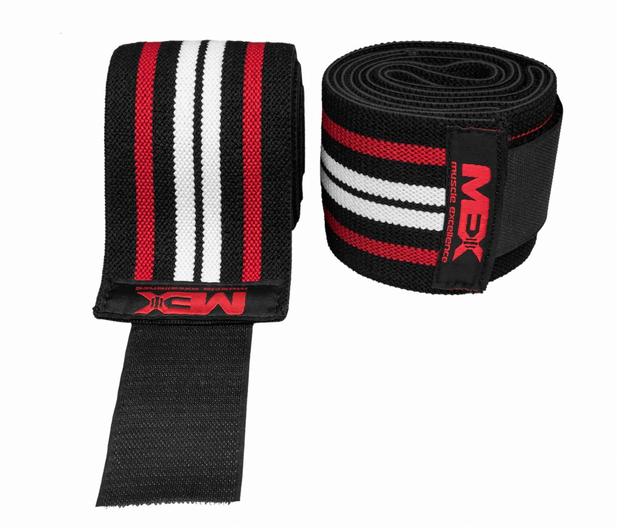 MEX NUTRITION - Wrist Wraps - Black/Red/White