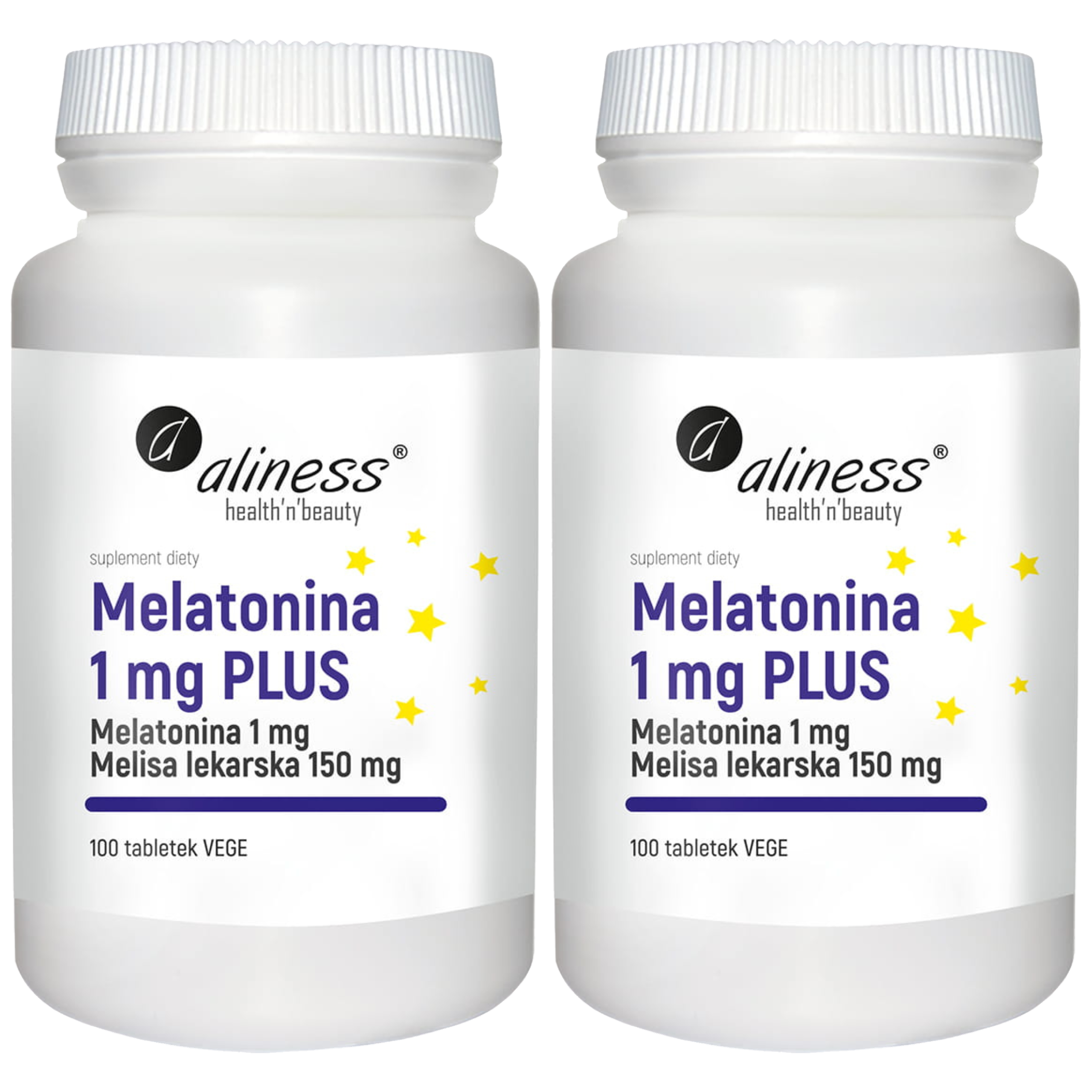 ALINESS - Melatonina 1mg Plus - 2x 100tabs.