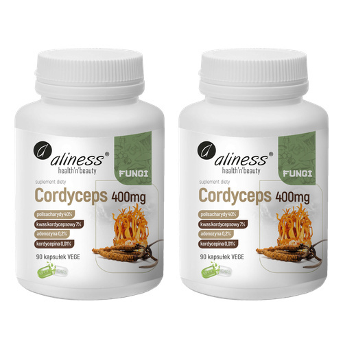 ALINESS - Fungi Cordyceps 400mg - 2x 90vcaps.