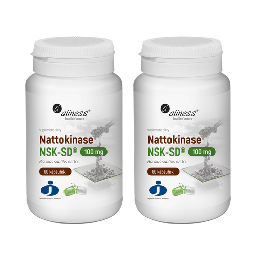 ALINESS Nattokinase NSK-SD 100mg - 2x 60caps.
