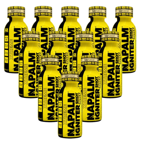 FITNESS AUTHORITY Xtreme Napalm Igniter Juice Shot - 12x 120ml