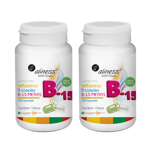 ALINESS - Witamina B Complex B-15 Methyl - 2x 100vcaps.