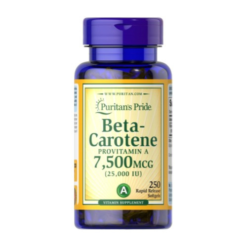 PURITAN'S PRIDE - Beta - Carotene 25000 IU - 250softgels