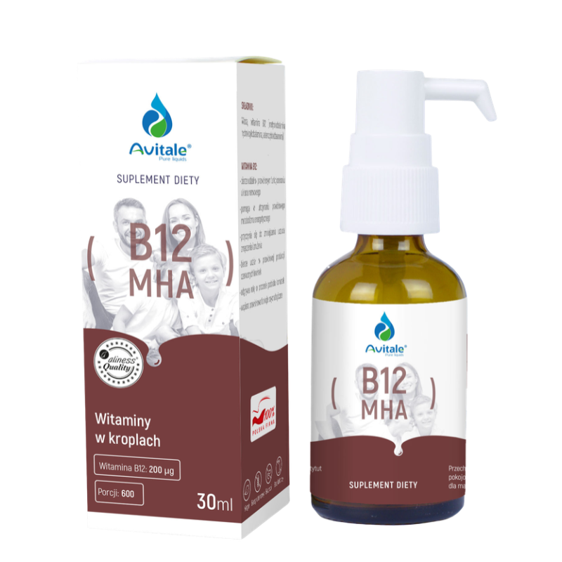 ALINESS - Avitale Witamina B12 MHA 200mcg - 30ml
