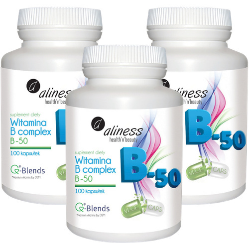 ALINESS - Witamina B Complex B-50 3x 100vcaps.