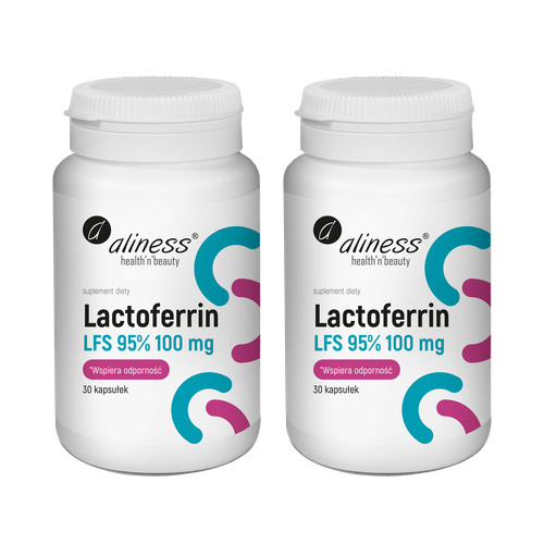 ALINESS - Lactoferrin LFS95% 100mg - 2x 30caps.