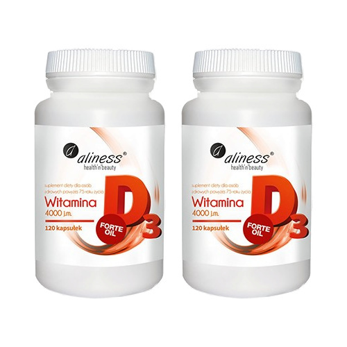 ALINESS Witamina D3 4000 j.m. - 2x 120caps