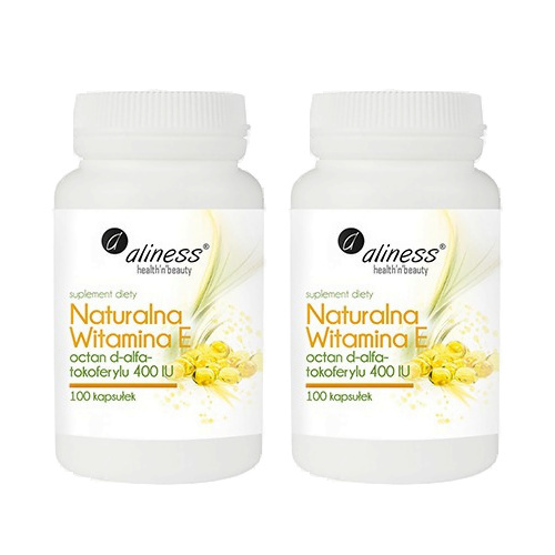ALINESS Witamina E 400IU - 2x 100caps