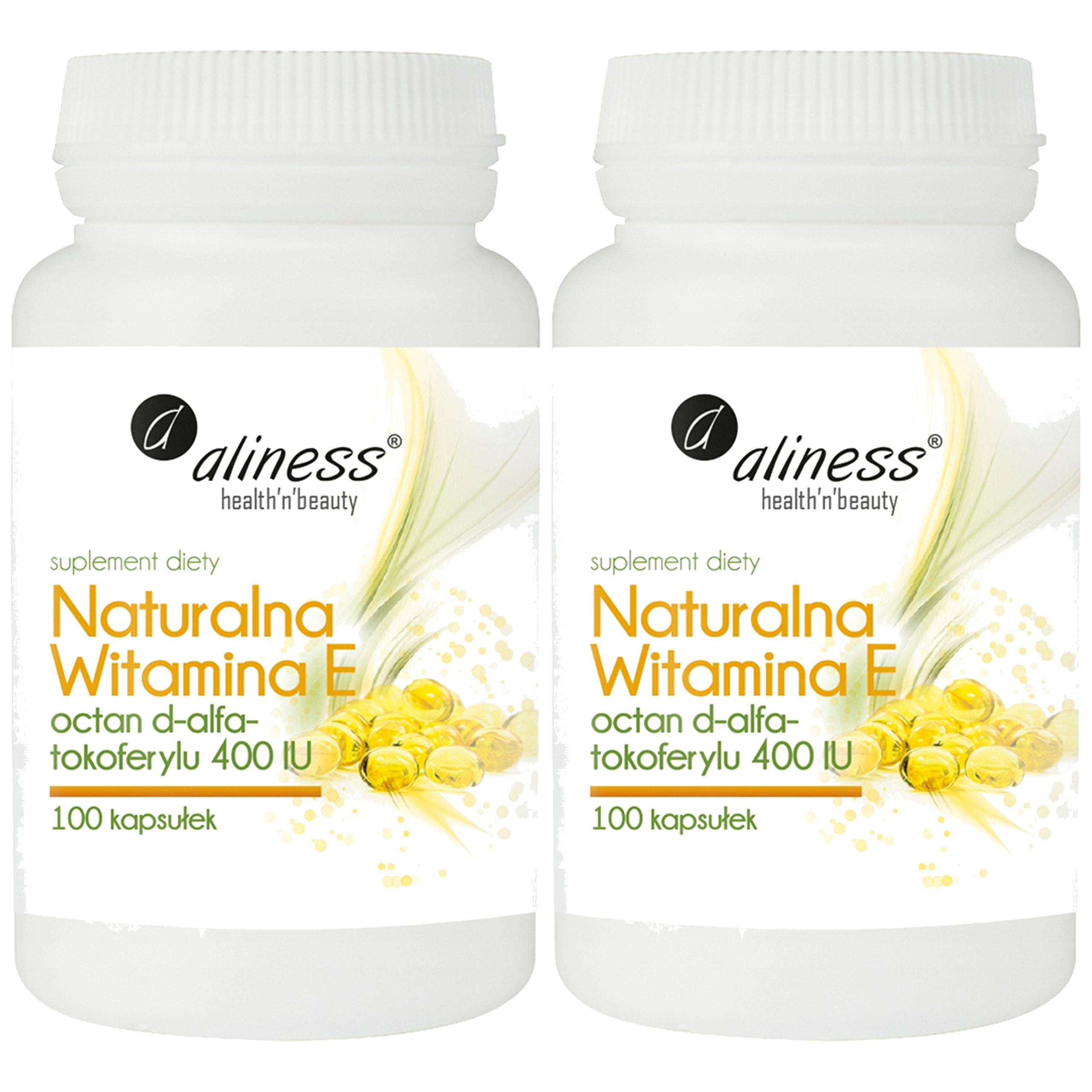 ALINESS Witamina E 400IU - 2x 100caps