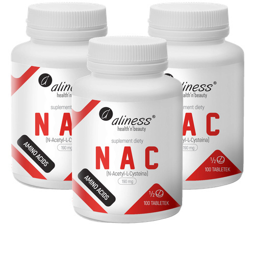 ALINESS NAC (N-Acetylo Cysteina) - 3x 100tabs