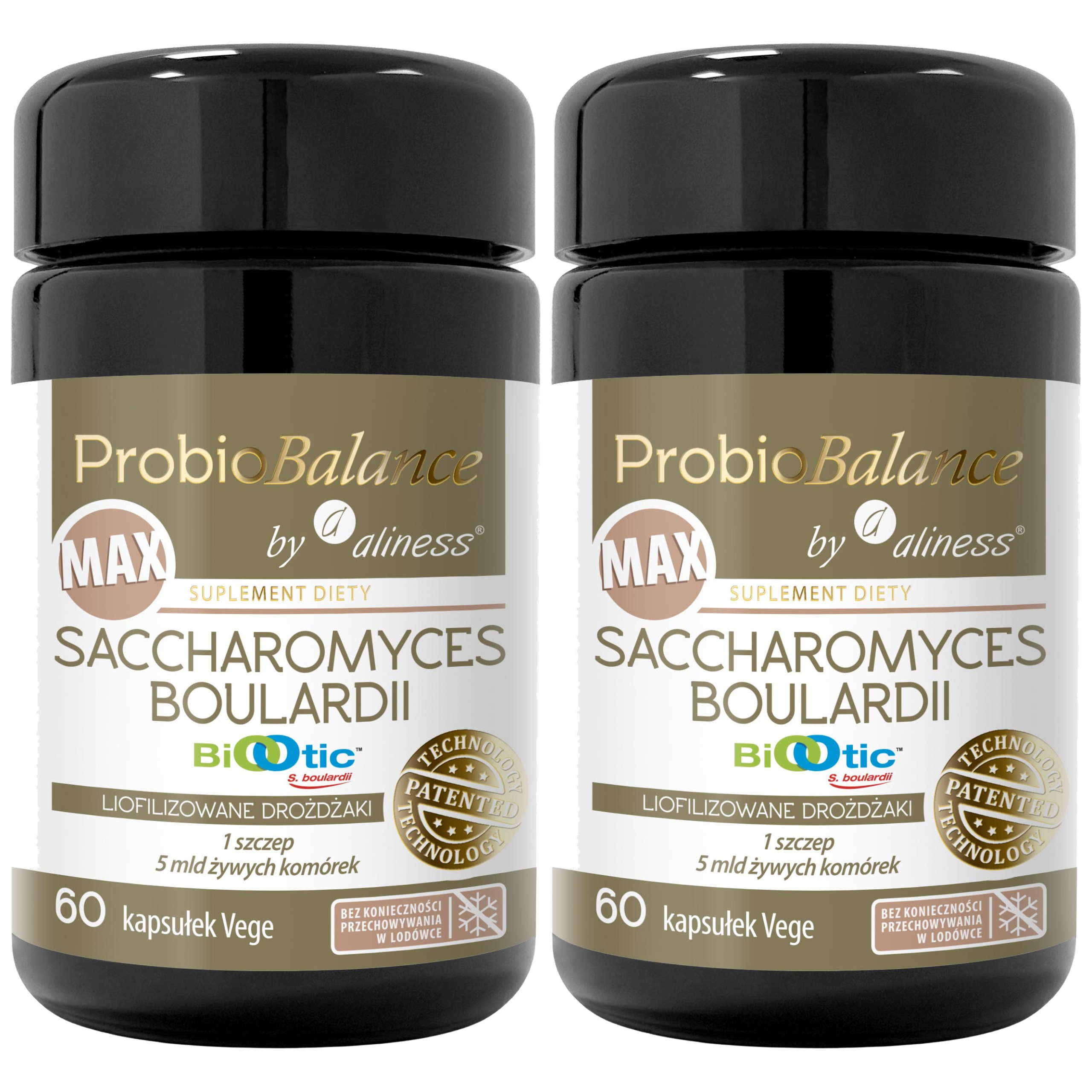 ALINESS - ProbioBALANCE Max Saccharomyces Boulardii 5mld - 60vcaps. x2