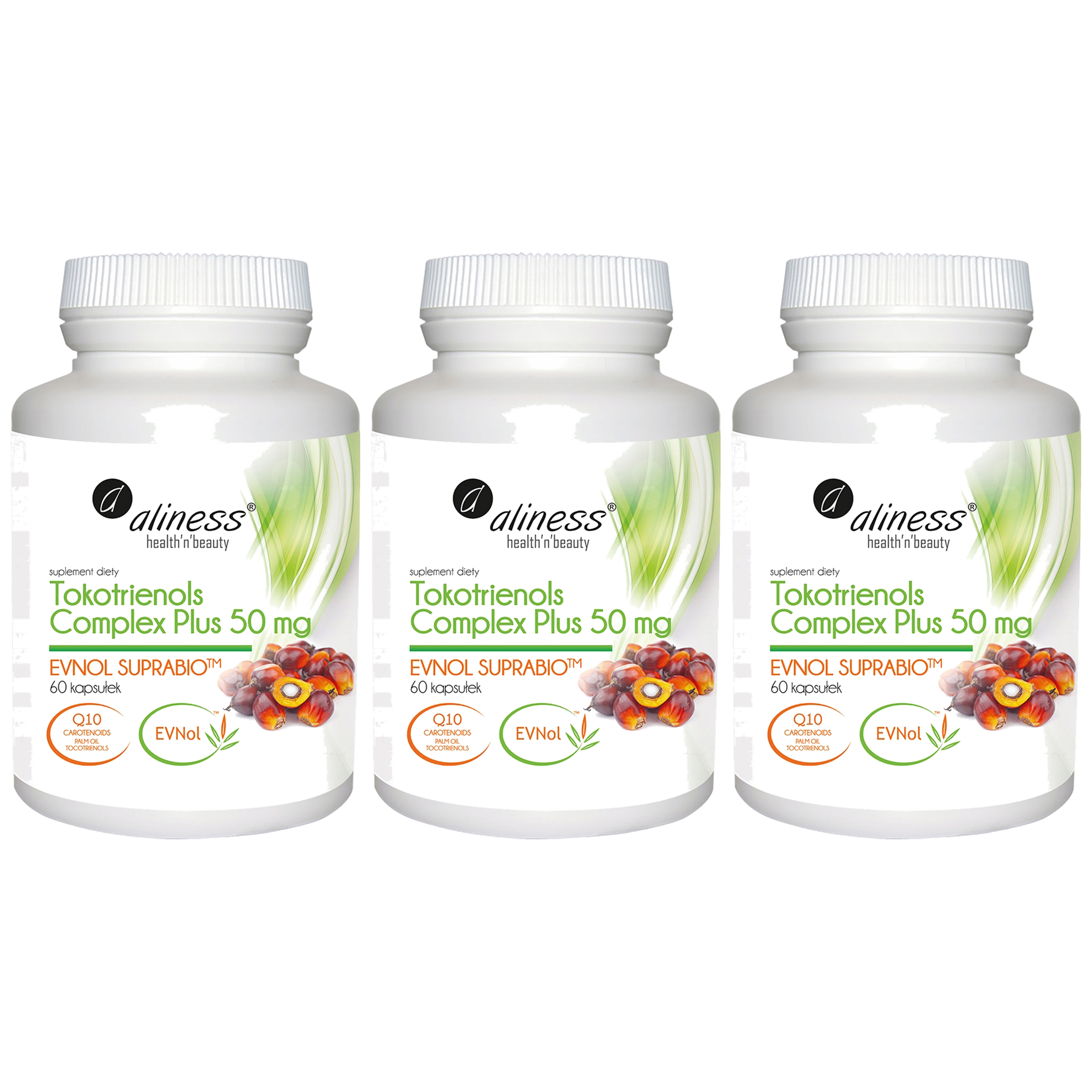 ALINESS - Tokotrienols Complex Plus 50mg - 3x 60caps.