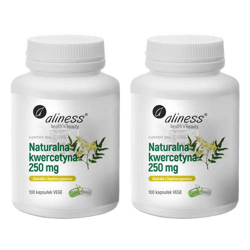 ALINESS Naturalna Kwercytyna 250mg - 2x 100 caps