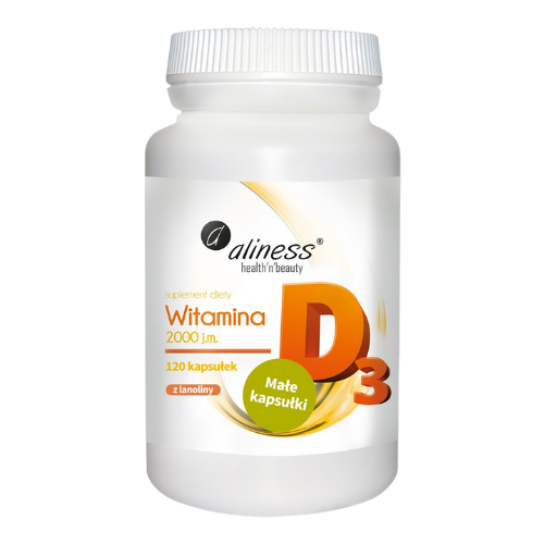 ALINESS - Witamina D3 2000IU - 120caps.