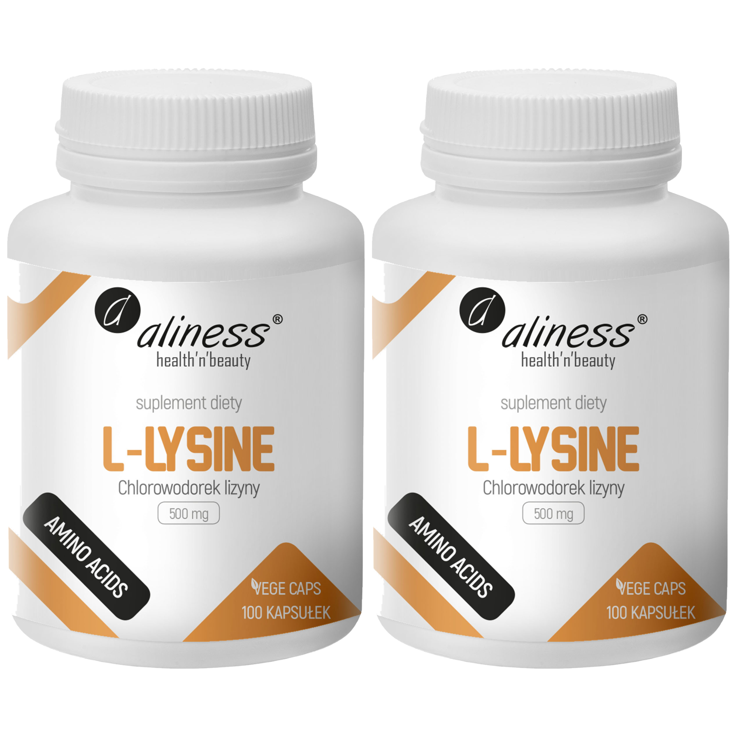 ALINESS - L-Lysine 500mg - 100vcaps. x2