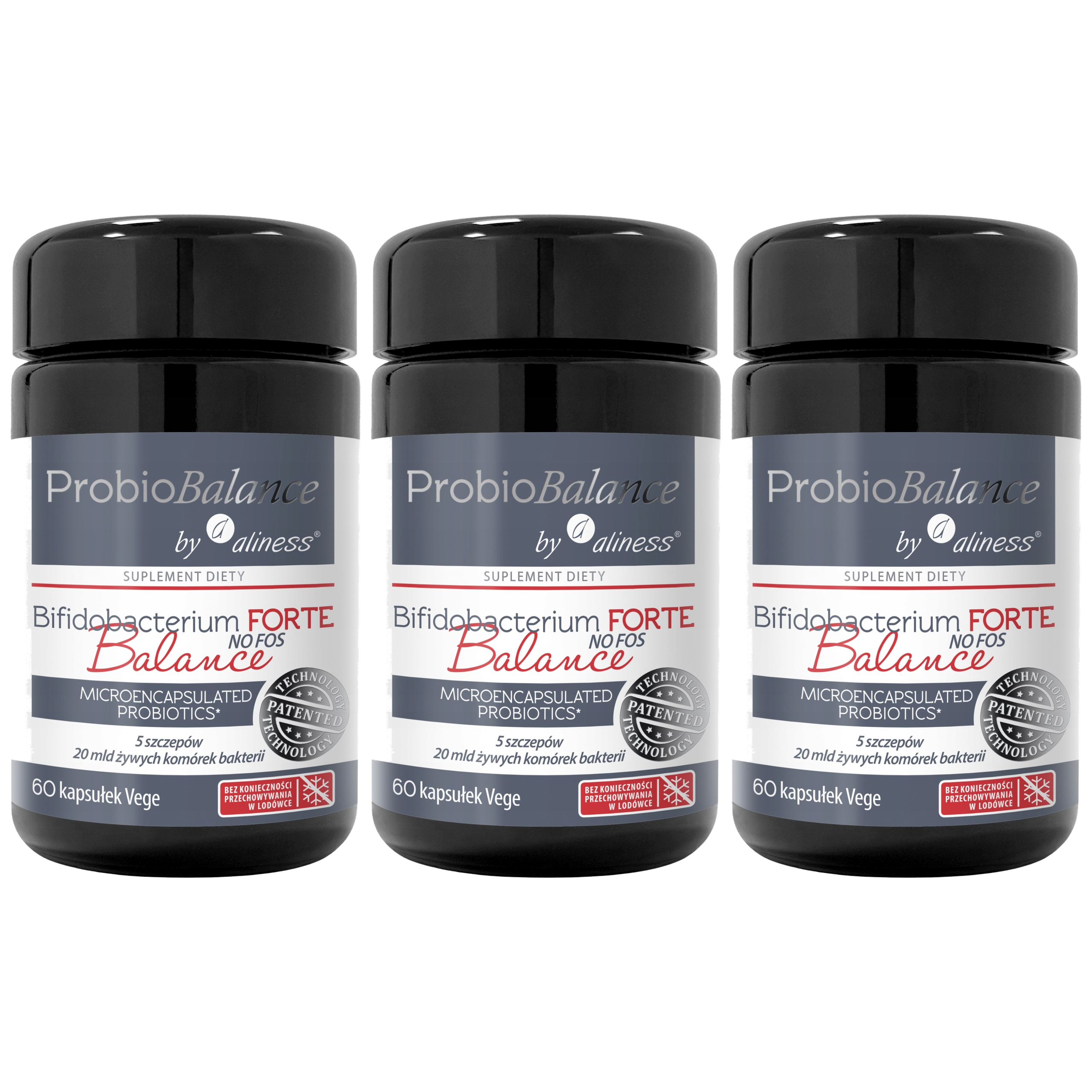 ALINESS - Bifidobacterium Balance 20mld - 3x 60vcaps.