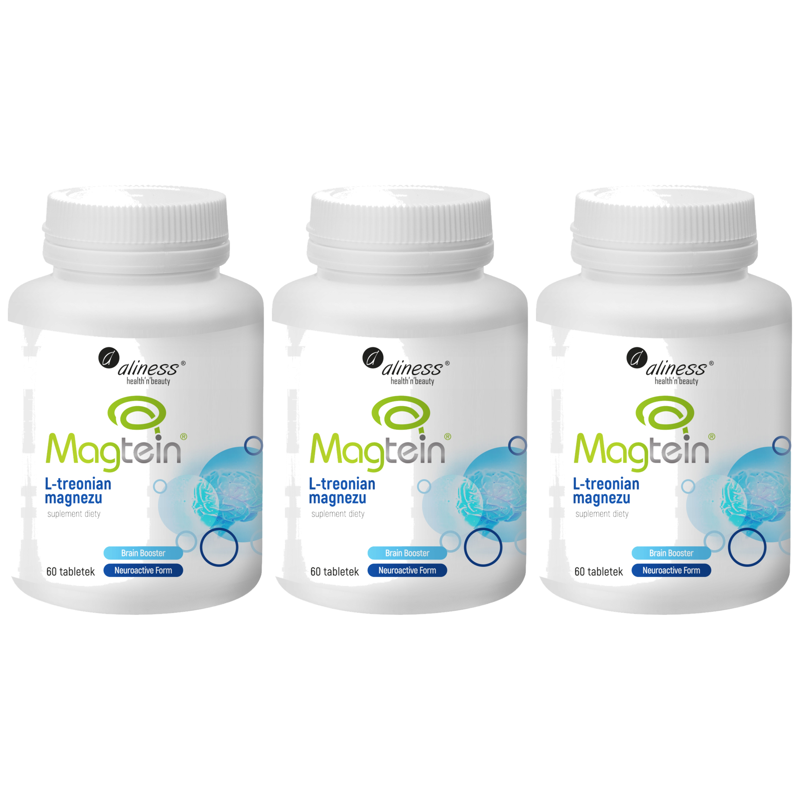 ALINESS - L-Treonian Magnezu Magtein 72mg - 3x 60tabs.