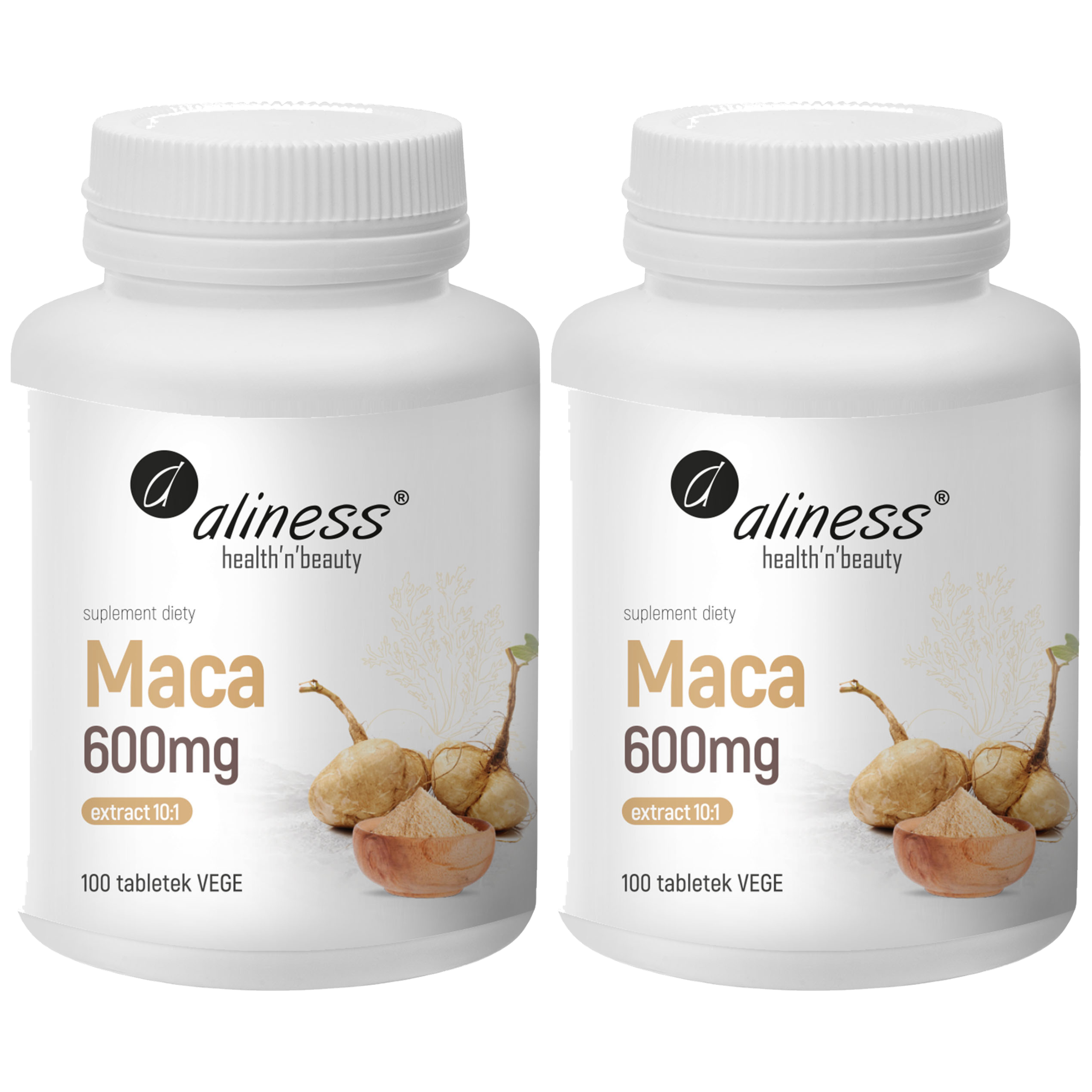 ALINESS - Maca Extract 600mg - 100vtabs. x2