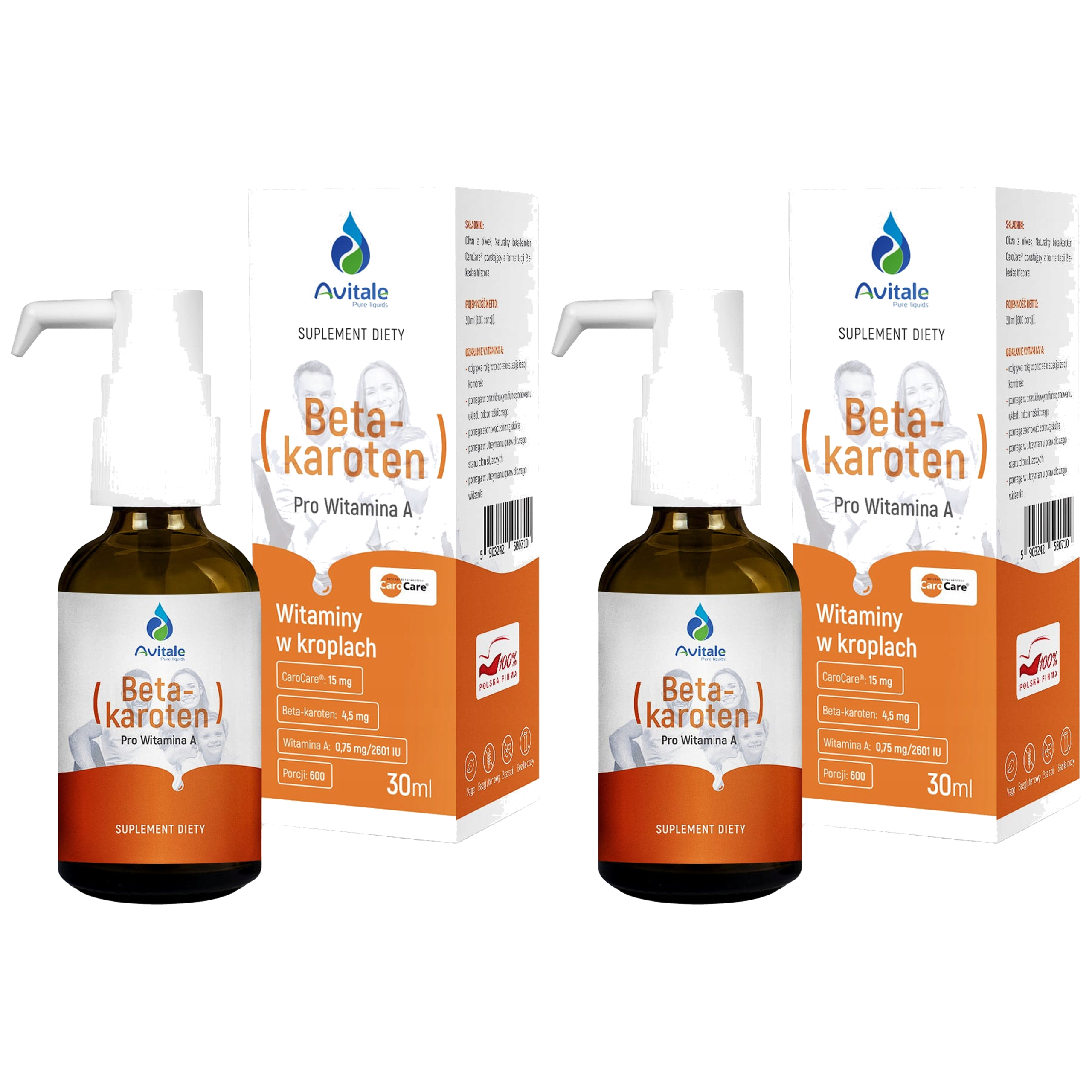 ALINESS - Avitale Beta Karoten - 2x 30ml