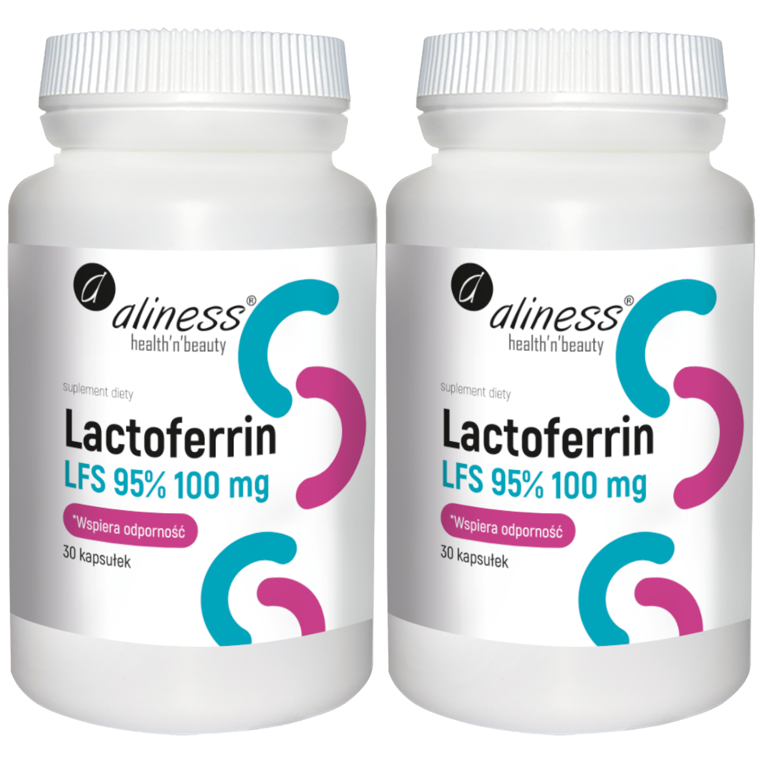 ALINESS - Lactoferrin LFS95% 100mg - 2x 30caps.