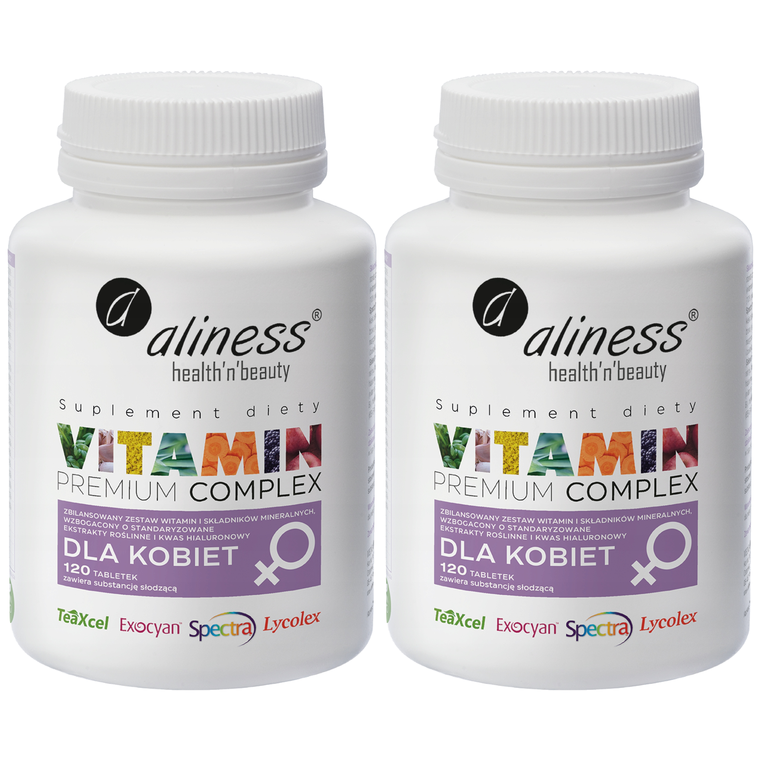 ALINESS - Premium Vitamin Complex for Women - 2x 120tabs.