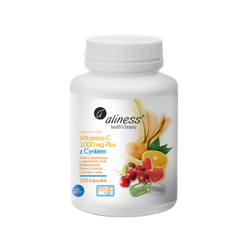 ALINESS - Witamina C 1000mg - 100vcaps.