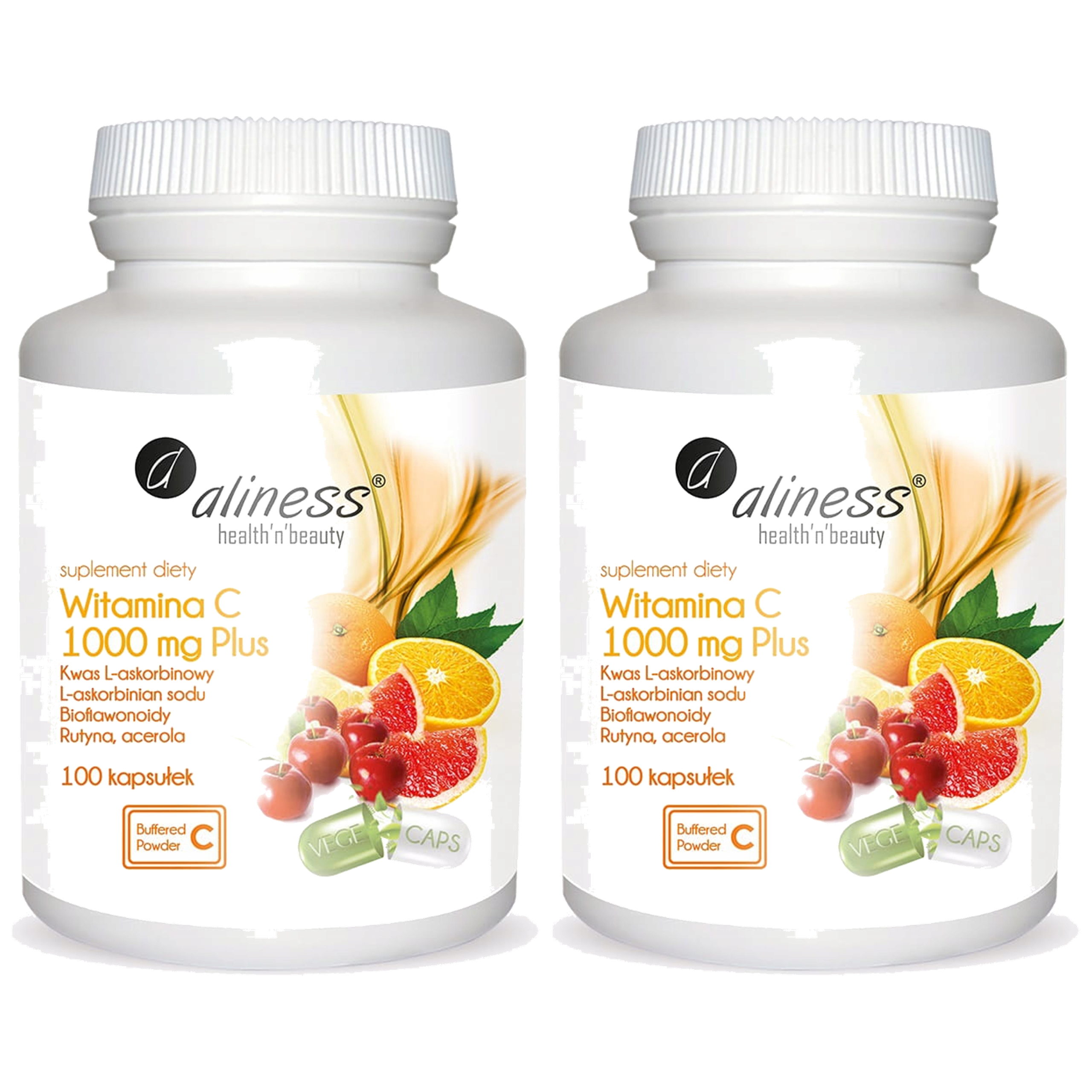ALINESS Witamina C 1000mg - 2x 100caps