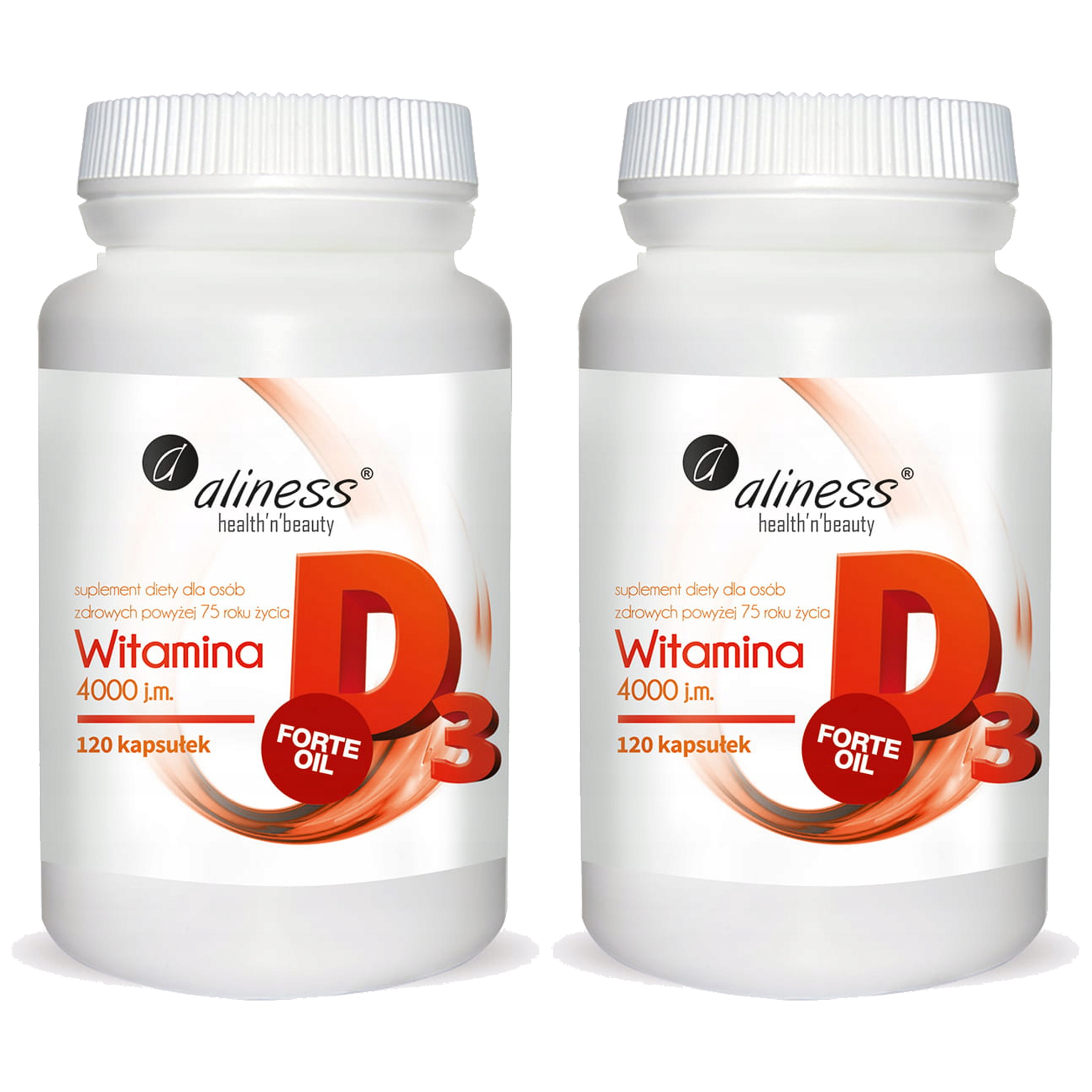 ALINESS Witamina D3 4000 j.m. - 2x 120caps