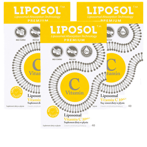 ALINESS Liposol Liposomal Vitamin C 1000 - 3x 40 saszetek