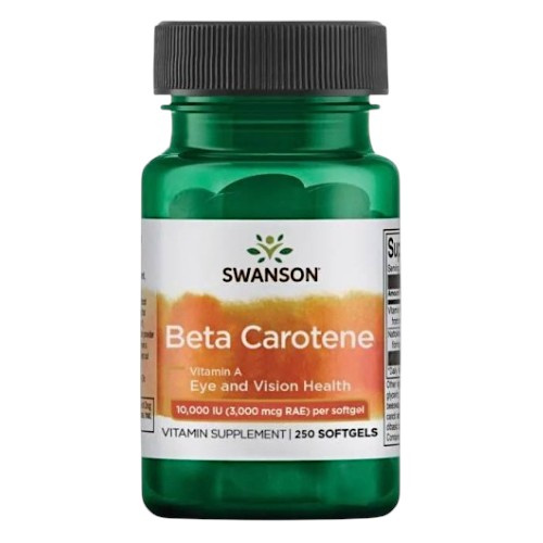 SWANSON Beta Carotene 10000IU - 250softgels