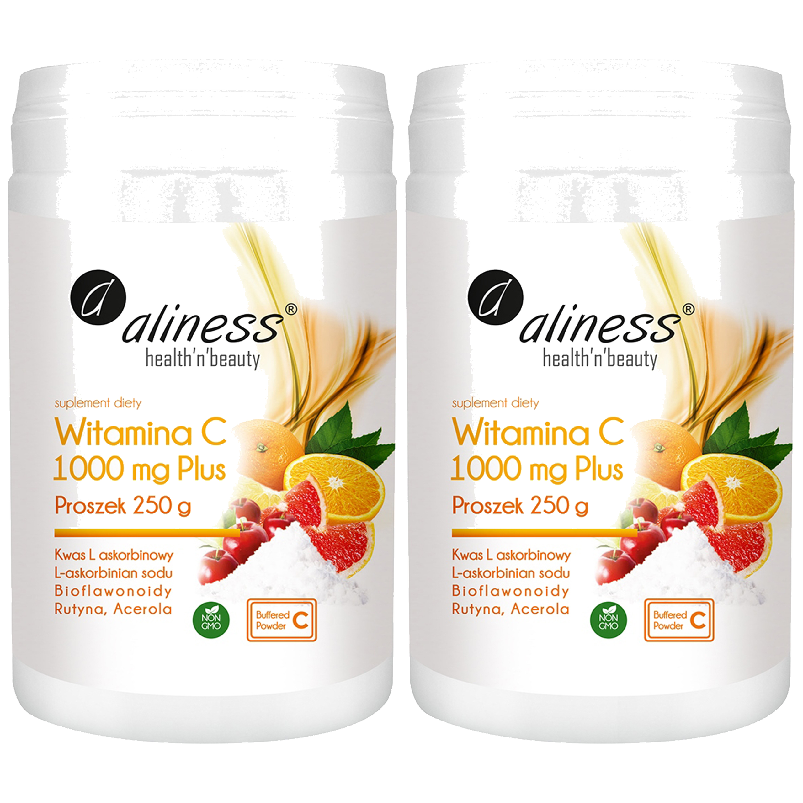 ALINESS - Witamina C 1000mg Plus - 250g x2