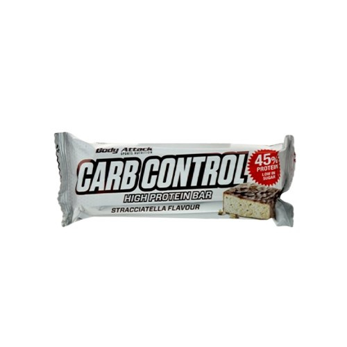 BODY ATTACK Baton Carb Control - 100g - Stracciatella - WYPRZEDAŻ - 30-06