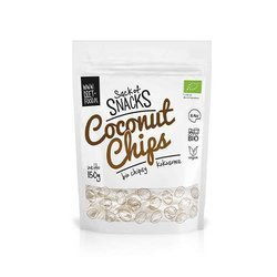 DIET FOOD Bio Coconut Chips - 150g - WYPRZEDAŻ - 15-10
