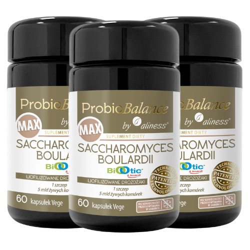 ALINESS - ProbioBALANCE Max Saccharomyces Boulardii 5mld - 60vcaps. x3