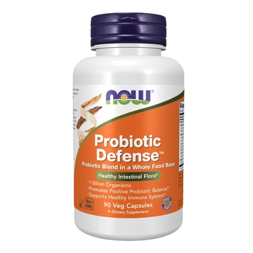 NOW Probiotic Defense - 90vegcaps - WYPRZEDAŻ - 30-11