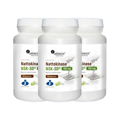 ALINESS Nattokinase NSK-SD 100mg - 3x 60caps.